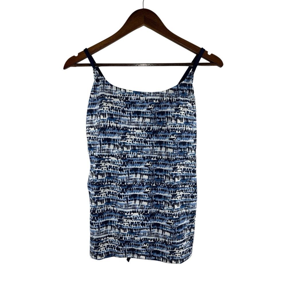 Anne Cole Women's Adjustable Strap Tankini Top Ditsy Floral New Size XL